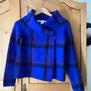 Max Studio Cropped Sweater Coat